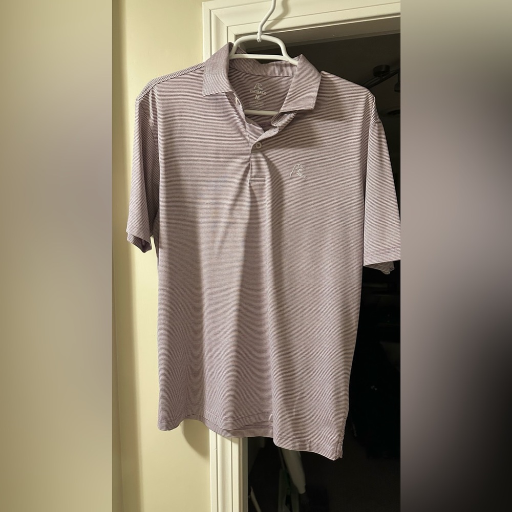 Rhoback Mens “The Big Easy” Striped Polo, Medium